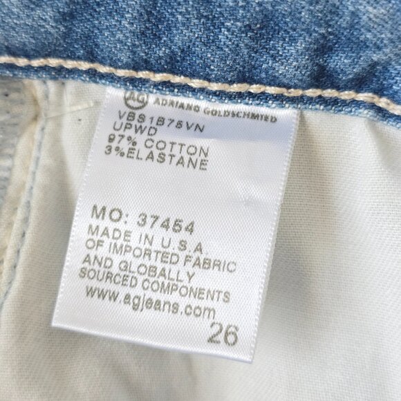 AG Adriano Goldschmied Bootcut Jeans High Rise Size 26 Blue NWT - Picture 7 of 8